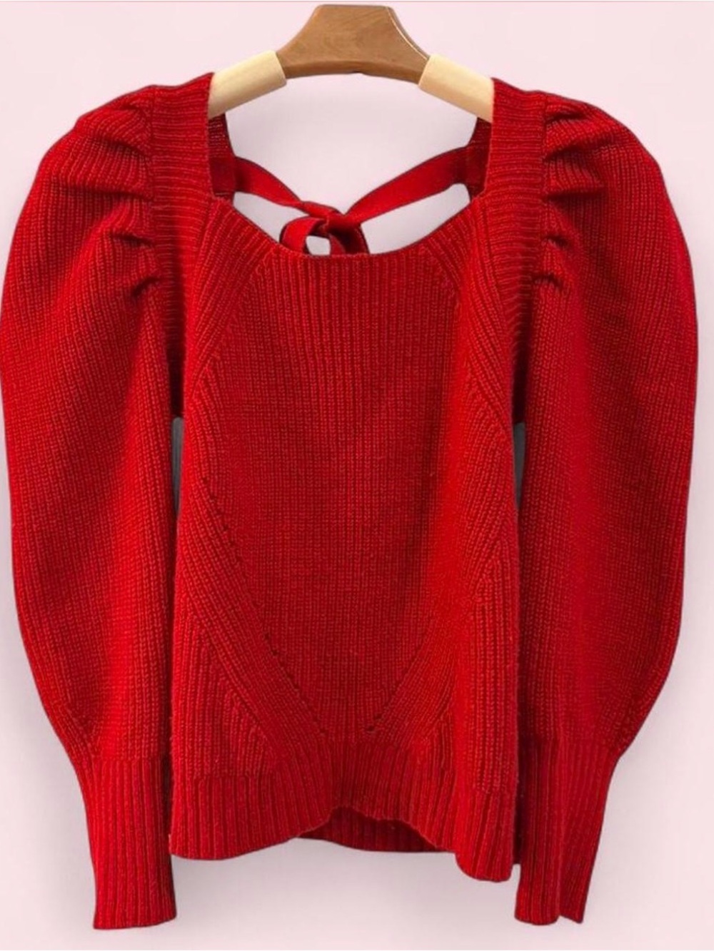 Elegant Red Girl’s Sweater